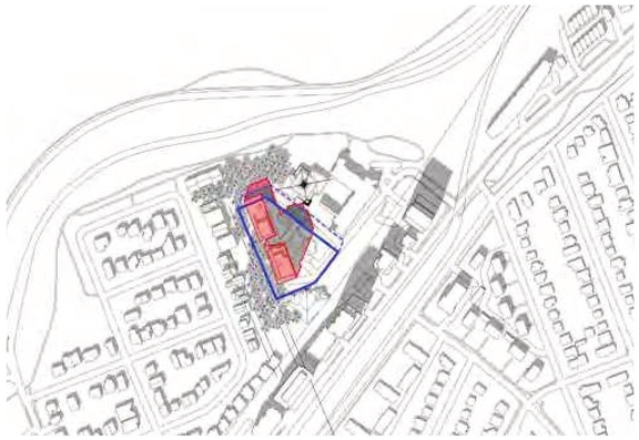 Construction site plan for project from page 95 of the file '2024-06-21 - Design Brief - D02-02-23-0076'