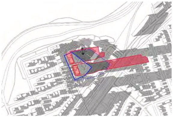 Construction site plan for project from page 95 of the file '2024-06-21 - Design Brief - D02-02-23-0076'