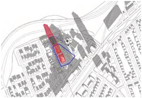 Construction site plan for project from page 96 of the file '2024-06-21 - Design Brief - D02-02-23-0076'
