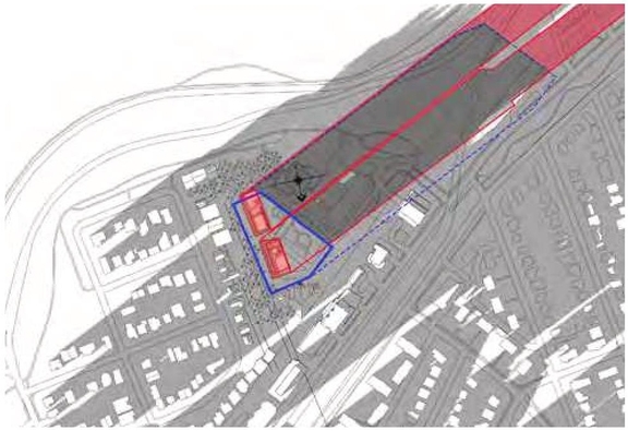 Construction site plan for project from page 96 of the file '2024-06-21 - Design Brief - D02-02-23-0076'