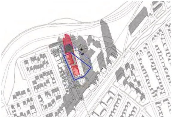 Construction site plan for project from page 96 of the file '2024-06-21 - Design Brief - D02-02-23-0076'