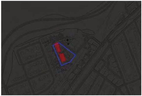 Construction site plan for project from page 96 of the file '2024-06-21 - Design Brief - D02-02-23-0076'