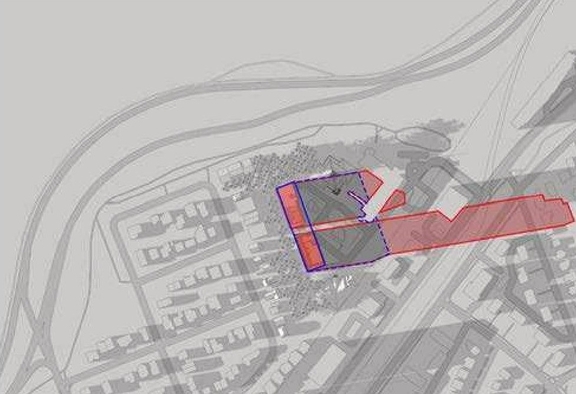 Construction site plan for project from page 70 of the file '2023-11-24 - Design Brief - D02-02-23-0076'