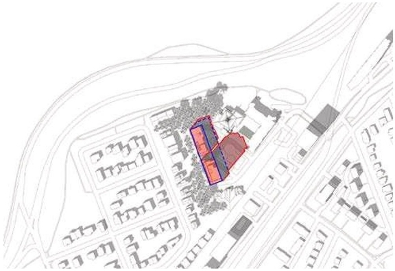 Construction site plan for project from page 70 of the file '2023-11-24 - Design Brief - D02-02-23-0076'