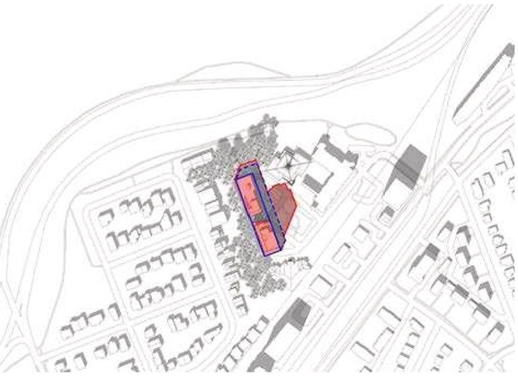 Construction site plan for project from page 70 of the file '2023-11-24 - Design Brief - D02-02-23-0076'