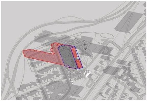 Construction site plan for project from page 70 of the file '2023-11-24 - Design Brief - D02-02-23-0076'