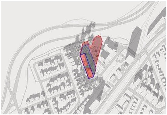 Construction site plan for project from page 71 of the file '2023-11-24 - Design Brief - D02-02-23-0076'