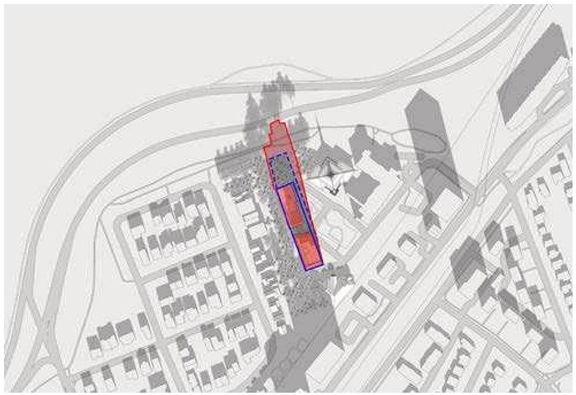 Construction site plan for project from page 71 of the file '2023-11-24 - Design Brief - D02-02-23-0076'