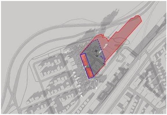 Construction site plan for project from page 71 of the file '2023-11-24 - Design Brief - D02-02-23-0076'