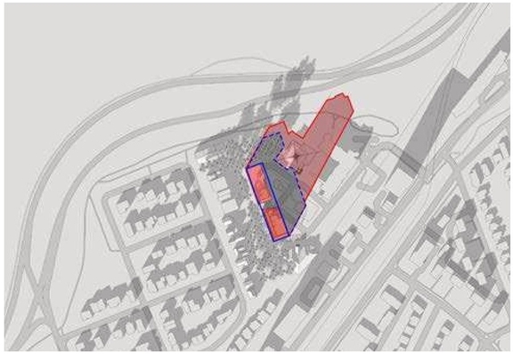 Construction site plan for project from page 71 of the file '2023-11-24 - Design Brief - D02-02-23-0076'