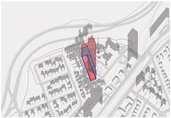 Construction site plan for project from page 71 of the file '2023-11-24 - Design Brief - D02-02-23-0076'