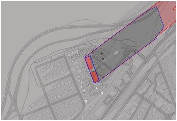 Construction site plan for project from page 71 of the file '2023-11-24 - Design Brief - D02-02-23-0076'