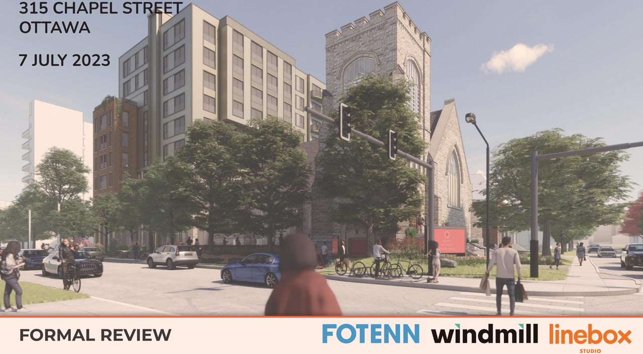 Rendering of building from page 1 of the file '2024-02-12 - Urban Design Review Panel - D02-02-24-0003'