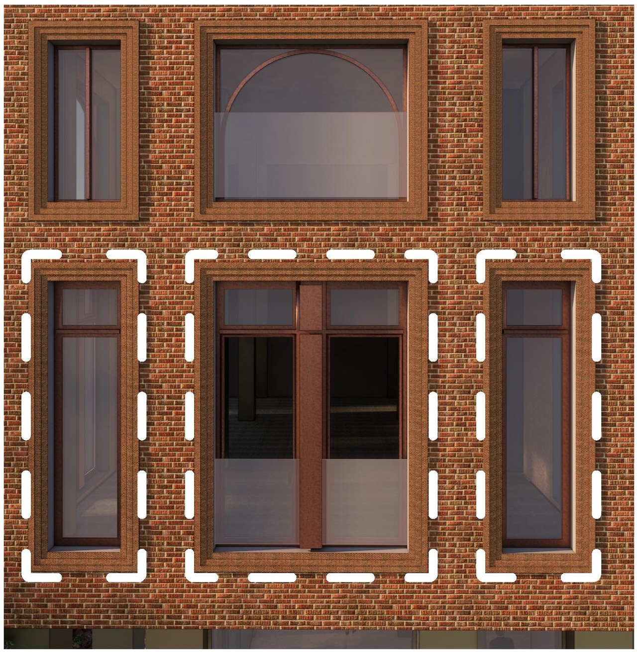 Rendering of building from page 14 of the file '2024-02-12 - Urban Design Review Panel - D02-02-24-0003'
