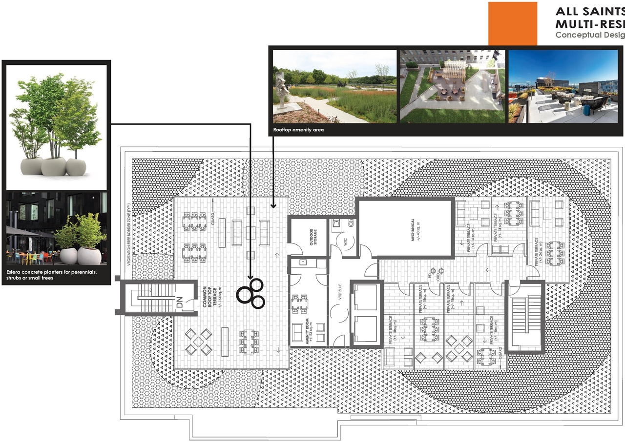 Floor plan for project from page 32 of the file '2024-02-12 - Urban Design Review Panel - D02-02-24-0003'
