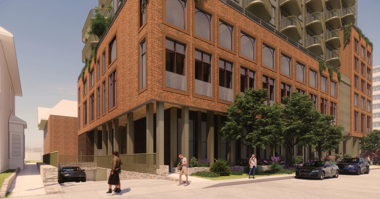 Rendering of building from page 50 of the file '2024-02-12 - Urban Design Review Panel - D02-02-24-0003'