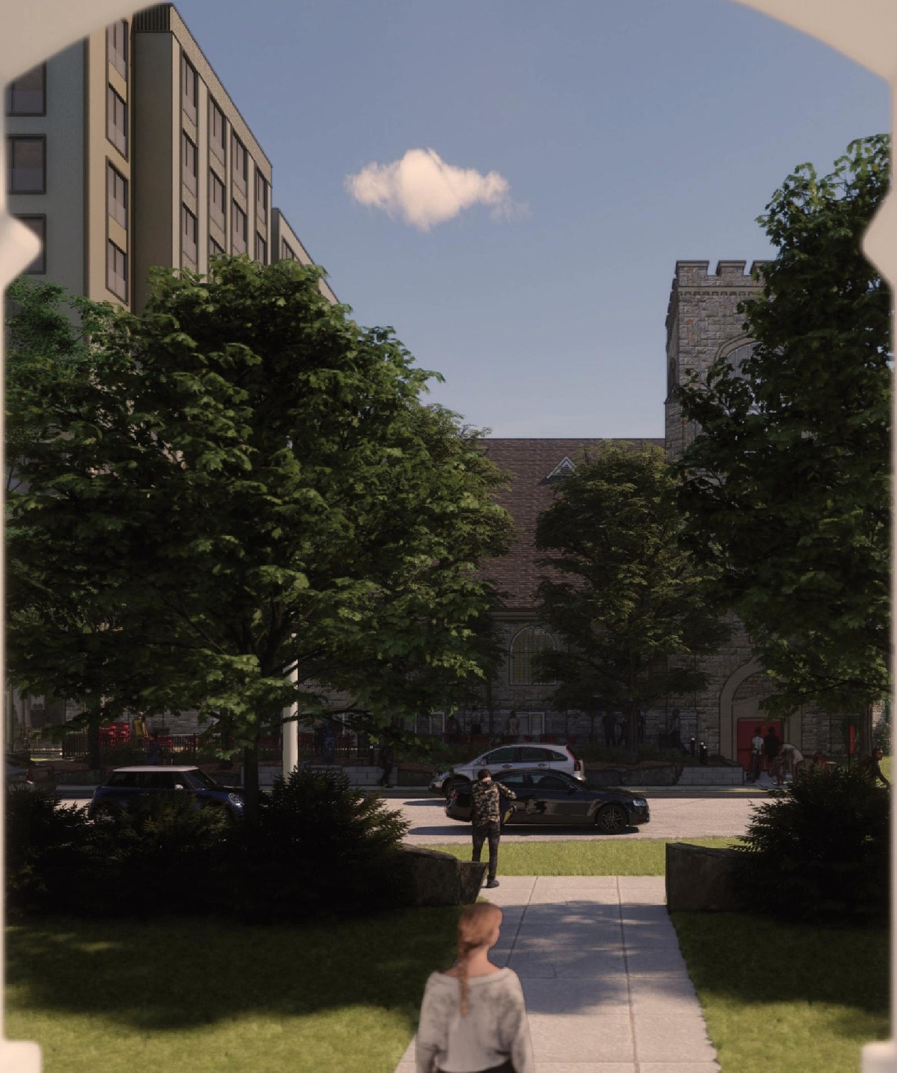 Rendering of building from page 55 of the file '2024-02-12 - Urban Design Review Panel - D02-02-24-0003'