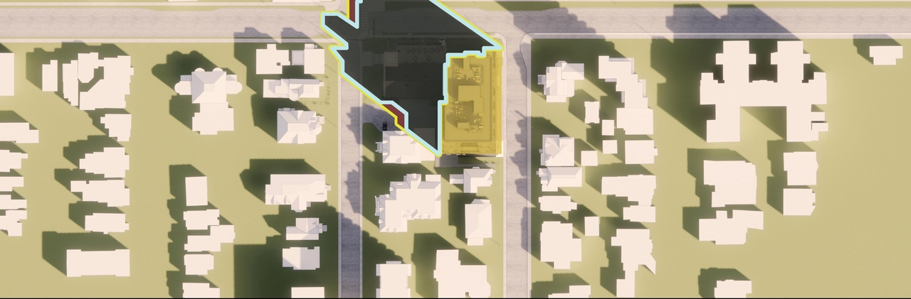 Construction site plan for project from page 61 of the file '2024-02-12 - Urban Design Review Panel - D02-02-24-0003'