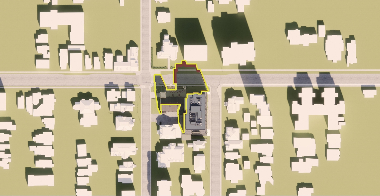 Construction site plan for project from page 63 of the file '2024-02-12 - Urban Design Review Panel - D02-02-24-0003'
