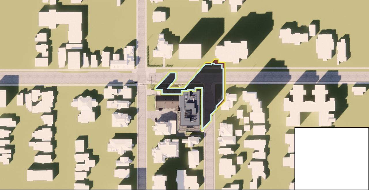 Construction site plan for project from page 66 of the file '2024-02-12 - Urban Design Review Panel - D02-02-24-0003'