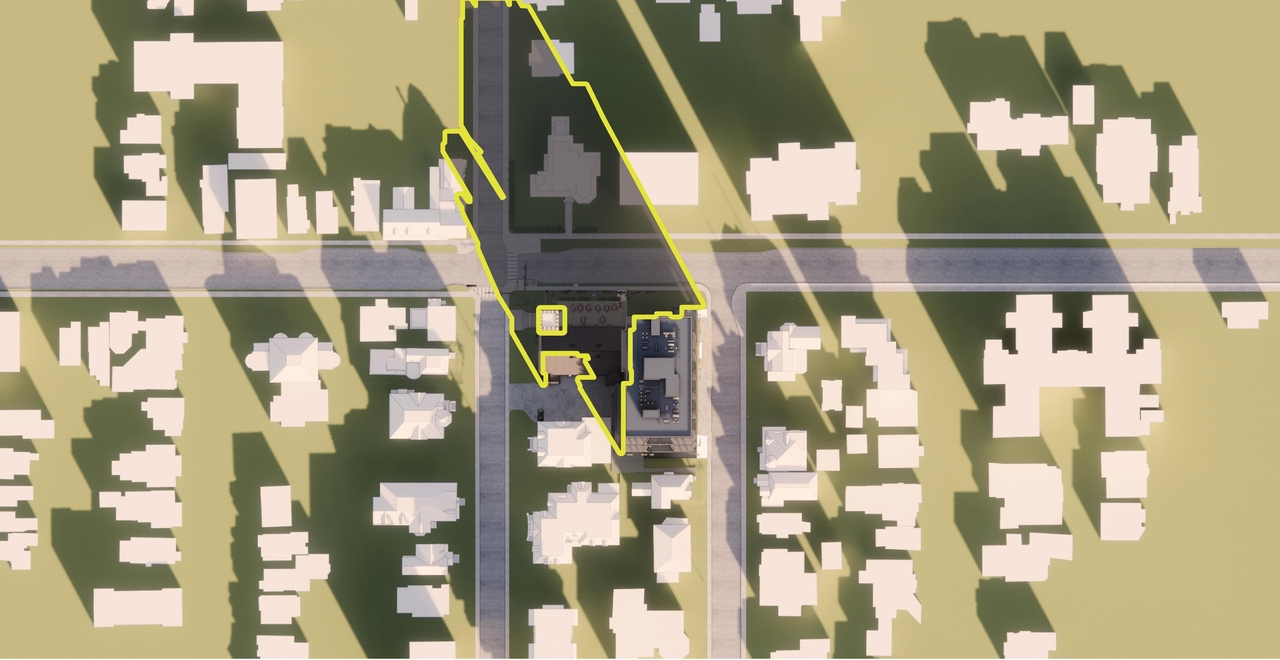 Construction site plan for project from page 73 of the file '2024-02-12 - Urban Design Review Panel - D02-02-24-0003'