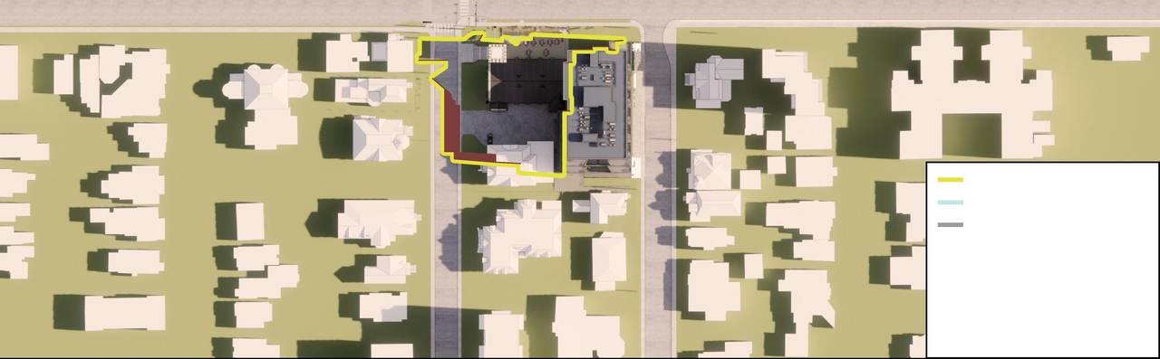 Construction site plan for project from page 80 of the file '2024-02-12 - Urban Design Review Panel - D02-02-24-0003'