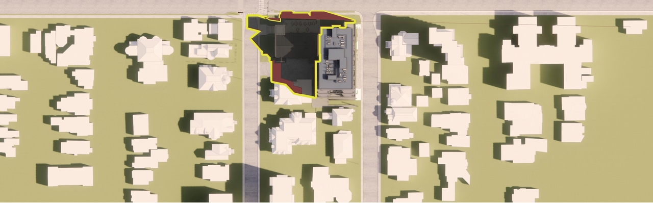 Construction site plan for project from page 81 of the file '2024-02-12 - Urban Design Review Panel - D02-02-24-0003'