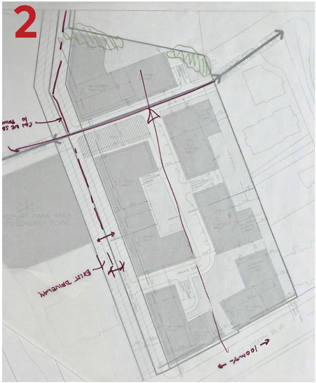 Construction site plan for project from page 22 of the file '2024-04-11 - Design Brief - D02-02-24-0006'