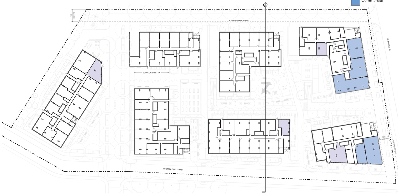 Floor plan for project from page 25 of the file '2024-04-11 - Design Brief - D02-02-24-0006'