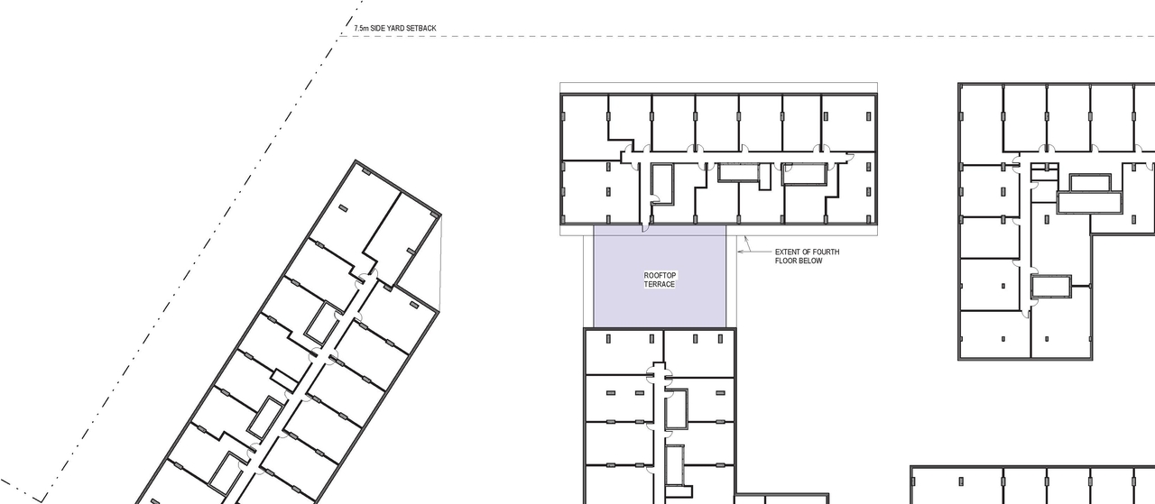 Floor plan for project from page 40 of the file '2024-04-11 - Design Brief - D02-02-24-0006'