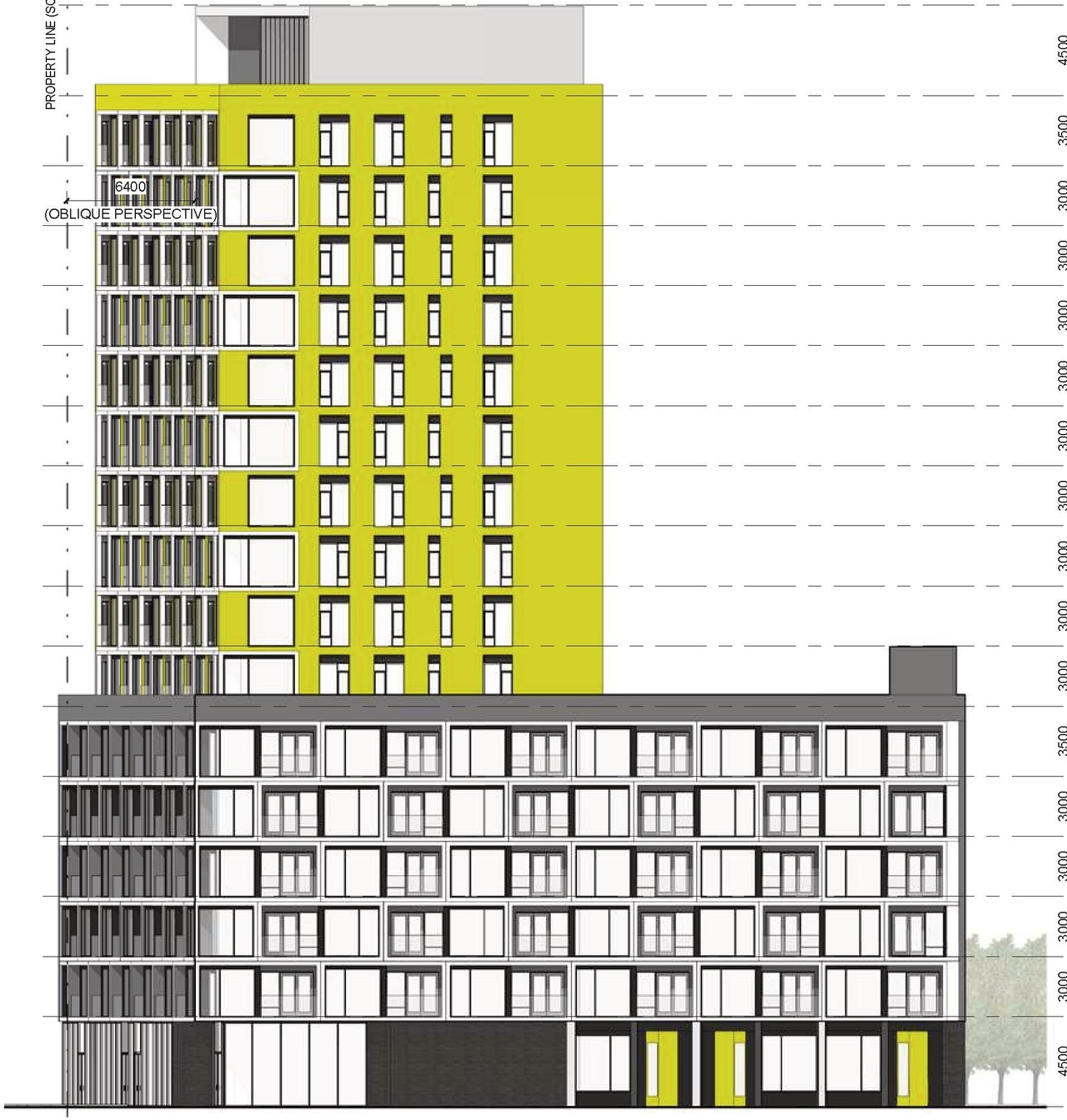 Rendering of building from page 50 of the file '2024-04-11 - Design Brief - D02-02-24-0006'