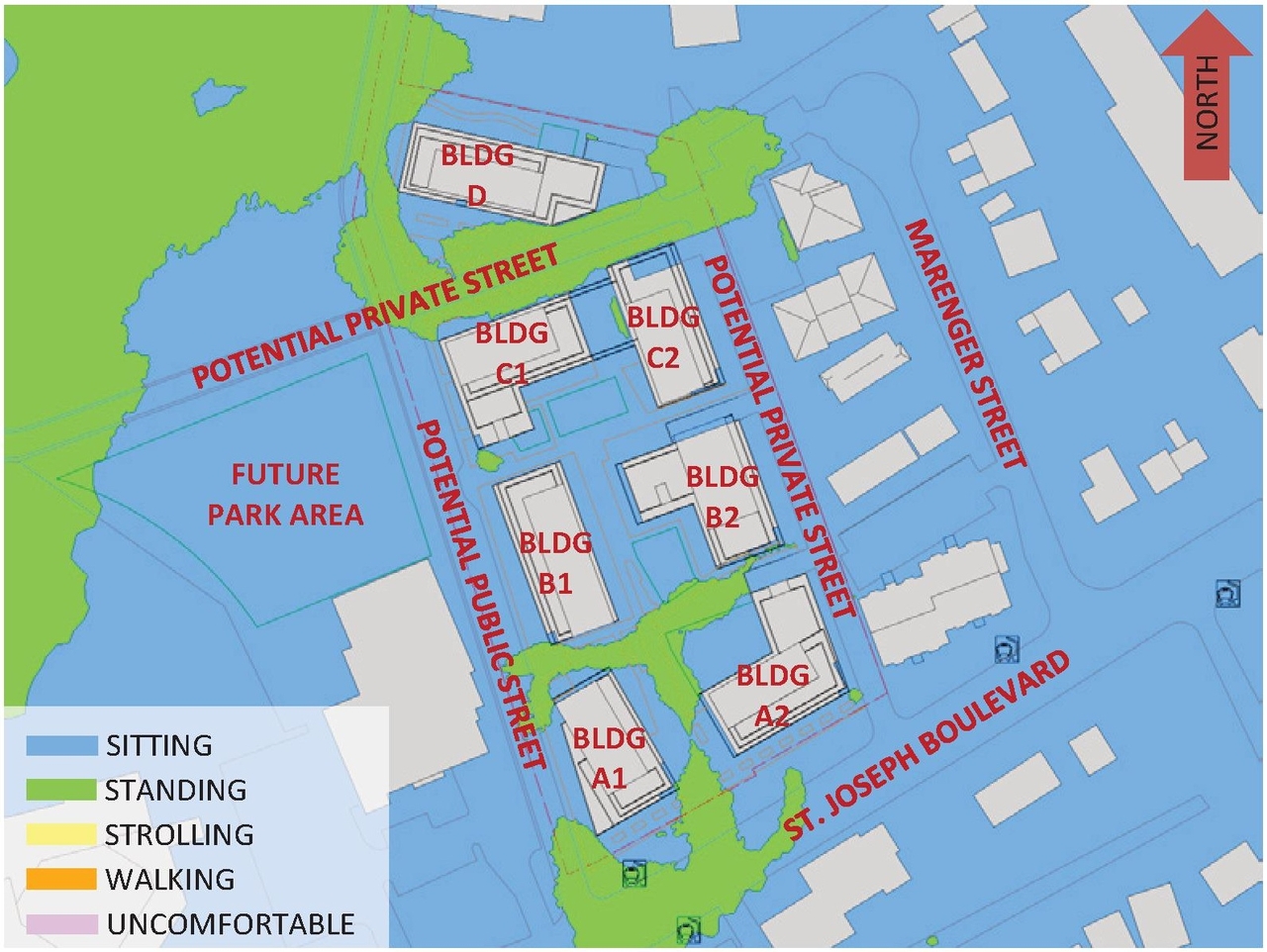 Construction site plan for project from page 69 of the file '2024-04-11 - Design Brief - D02-02-24-0006'