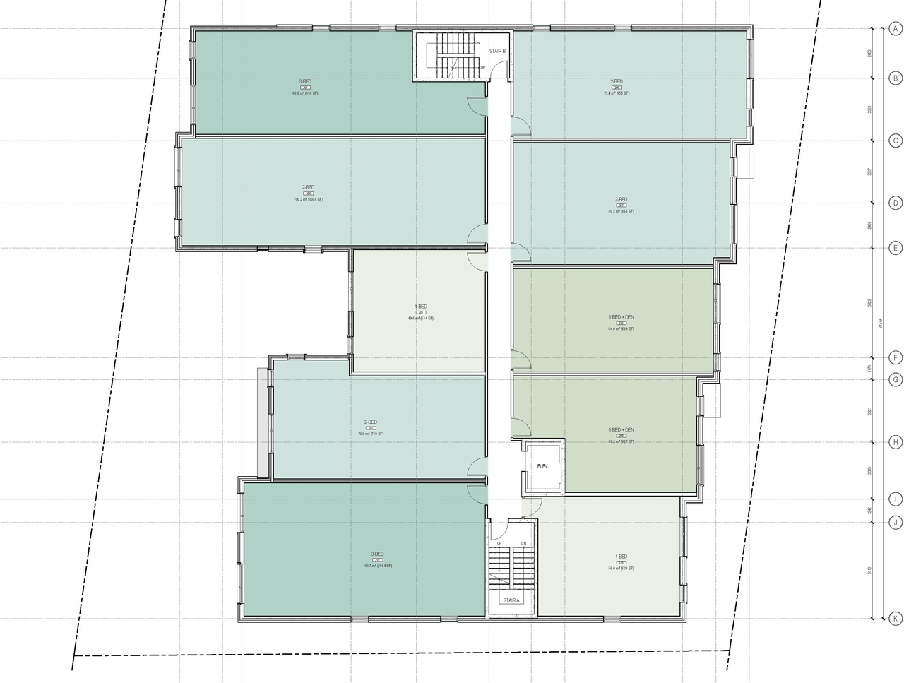 Floor plan for project from page 14 of the file '2024-04-12 - Design Brief - D02-02-24-0007'