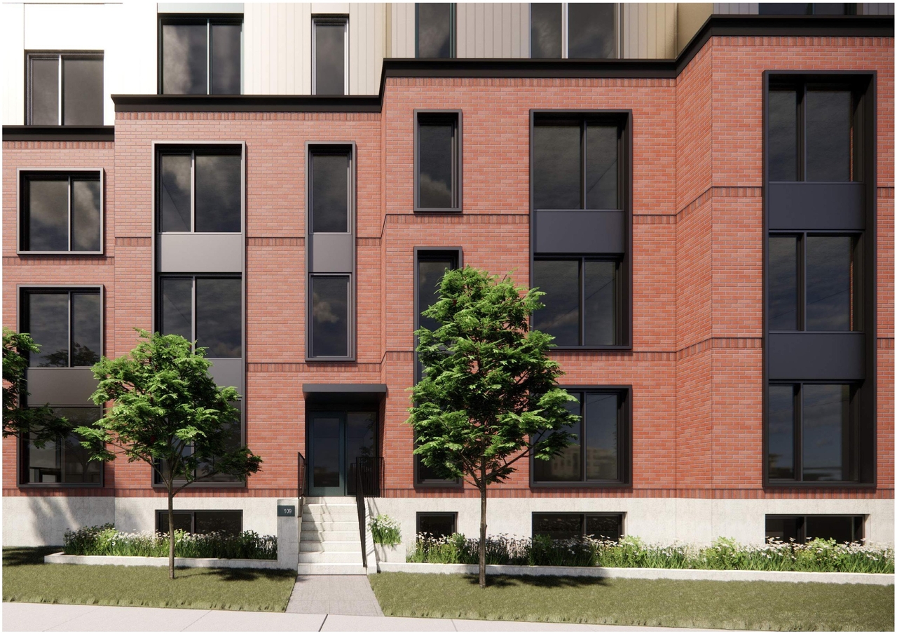 Rendering of building from page 21 of the file '2024-04-12 - Design Brief - D02-02-24-0007'