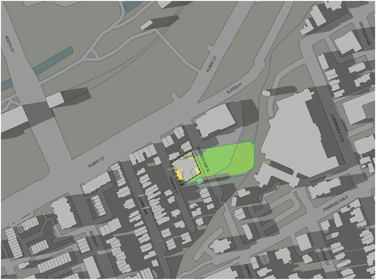Construction site plan for project from page 24 of the file '2024-04-12 - Design Brief - D02-02-24-0007'