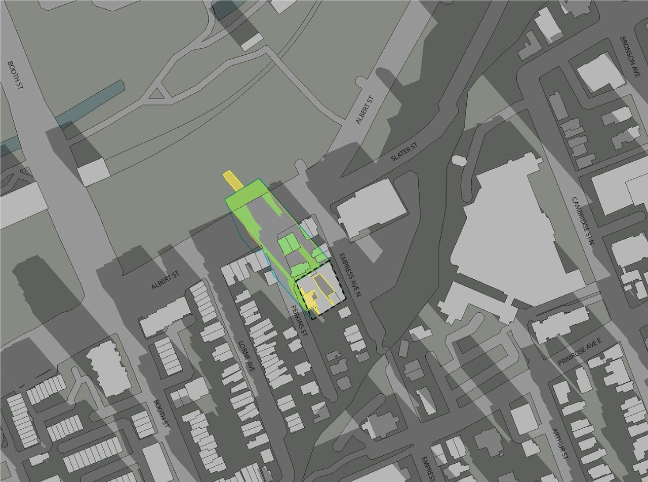 Construction site plan for project from page 25 of the file '2024-04-12 - Design Brief - D02-02-24-0007'