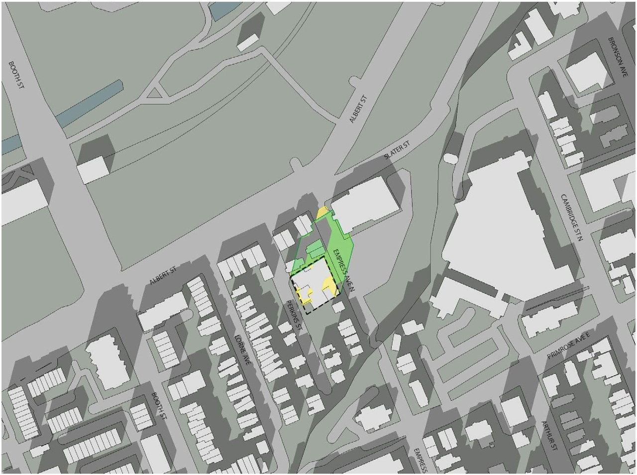 Construction site plan for project from page 26 of the file '2024-04-12 - Design Brief - D02-02-24-0007'