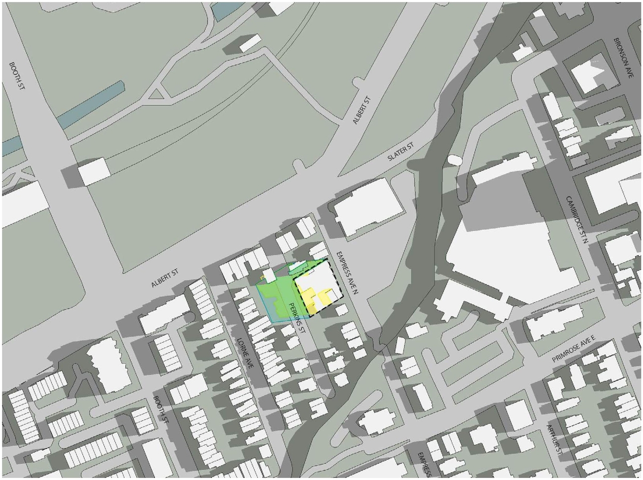 Construction site plan for project from page 27 of the file '2024-04-12 - Design Brief - D02-02-24-0007'