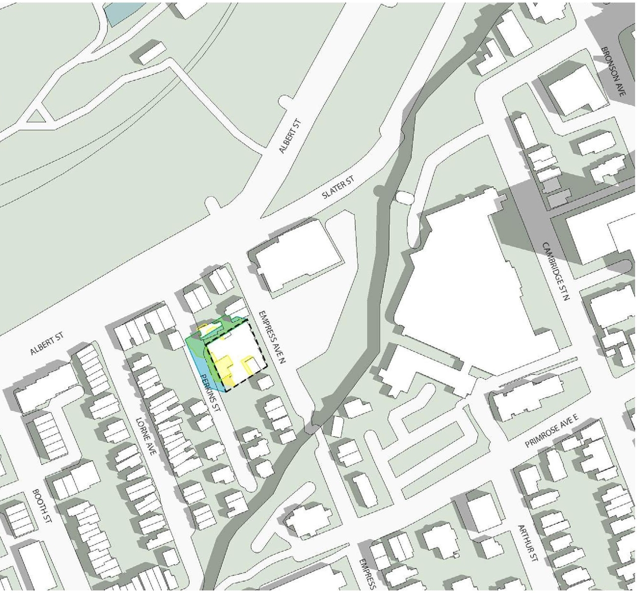 Construction site plan for project from page 27 of the file '2024-04-12 - Design Brief - D02-02-24-0007'