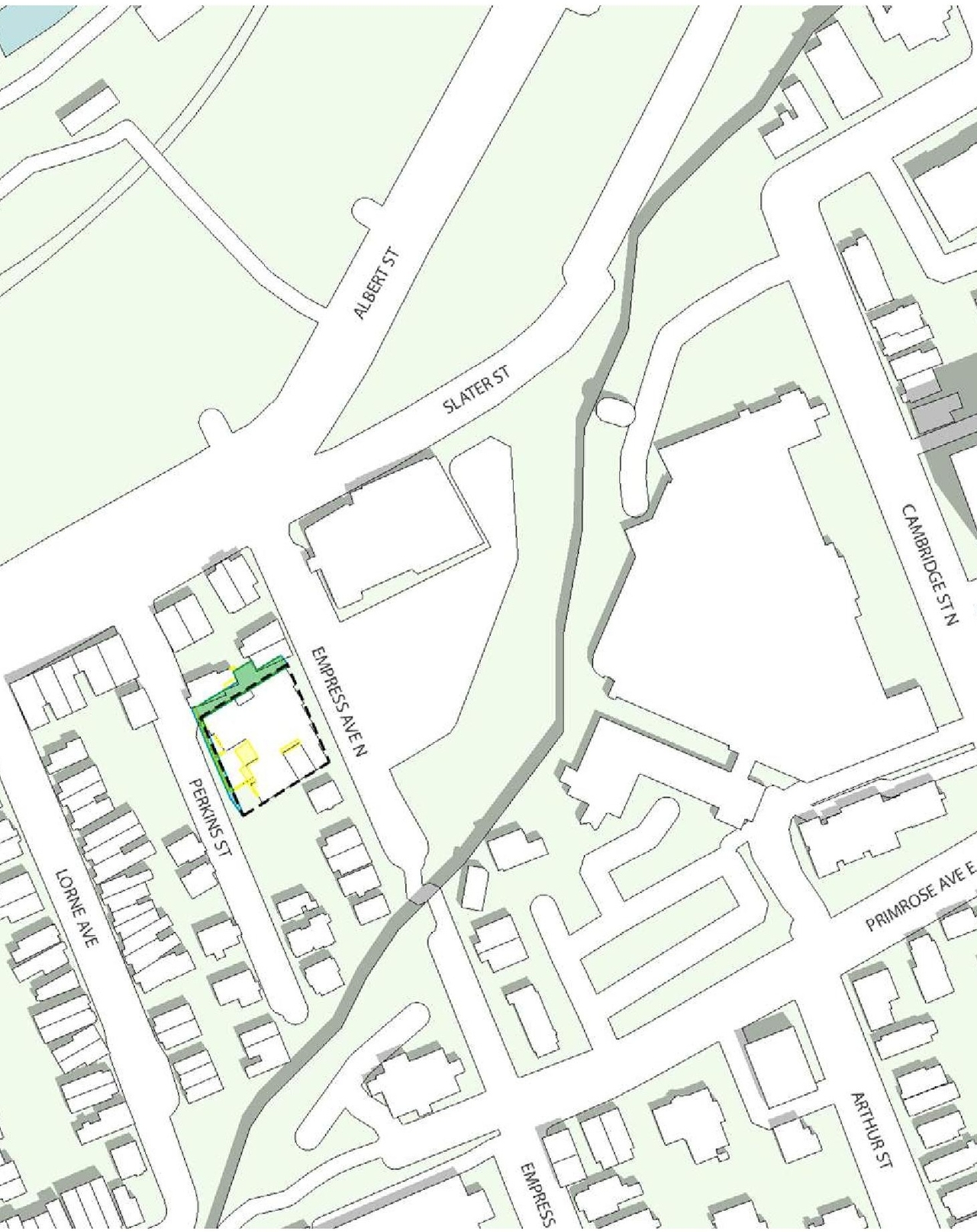 Construction site plan for project from page 28 of the file '2024-04-12 - Design Brief - D02-02-24-0007'
