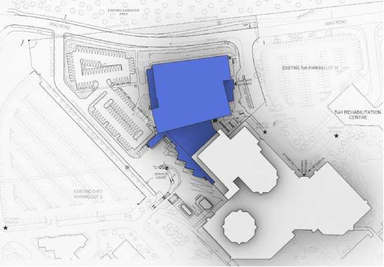 Construction site plan for project from page 10 of the file '2024-04-20 - Urban Design Brief - D02-02-24-0009'