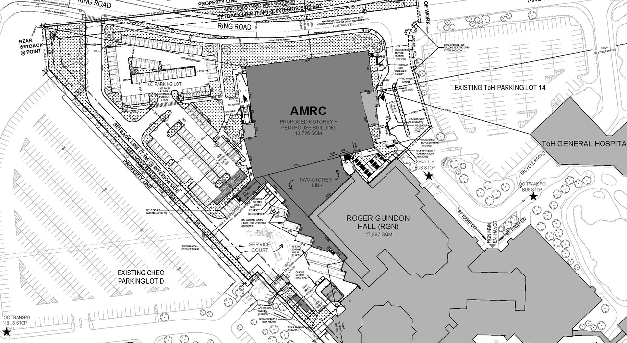 Construction site plan for project from page 22 of the file '2024-04-20 - Urban Design Brief - D02-02-24-0009'