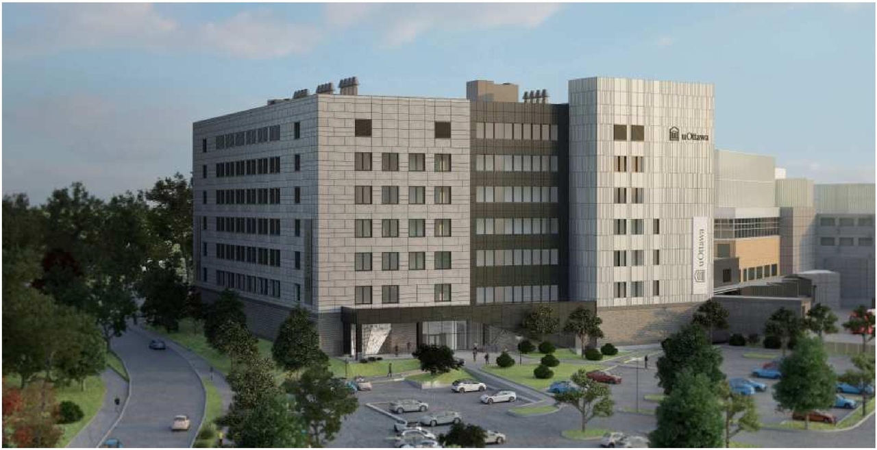 Rendering of building from page 36 of the file '2024-04-20 - Urban Design Brief - D02-02-24-0009'