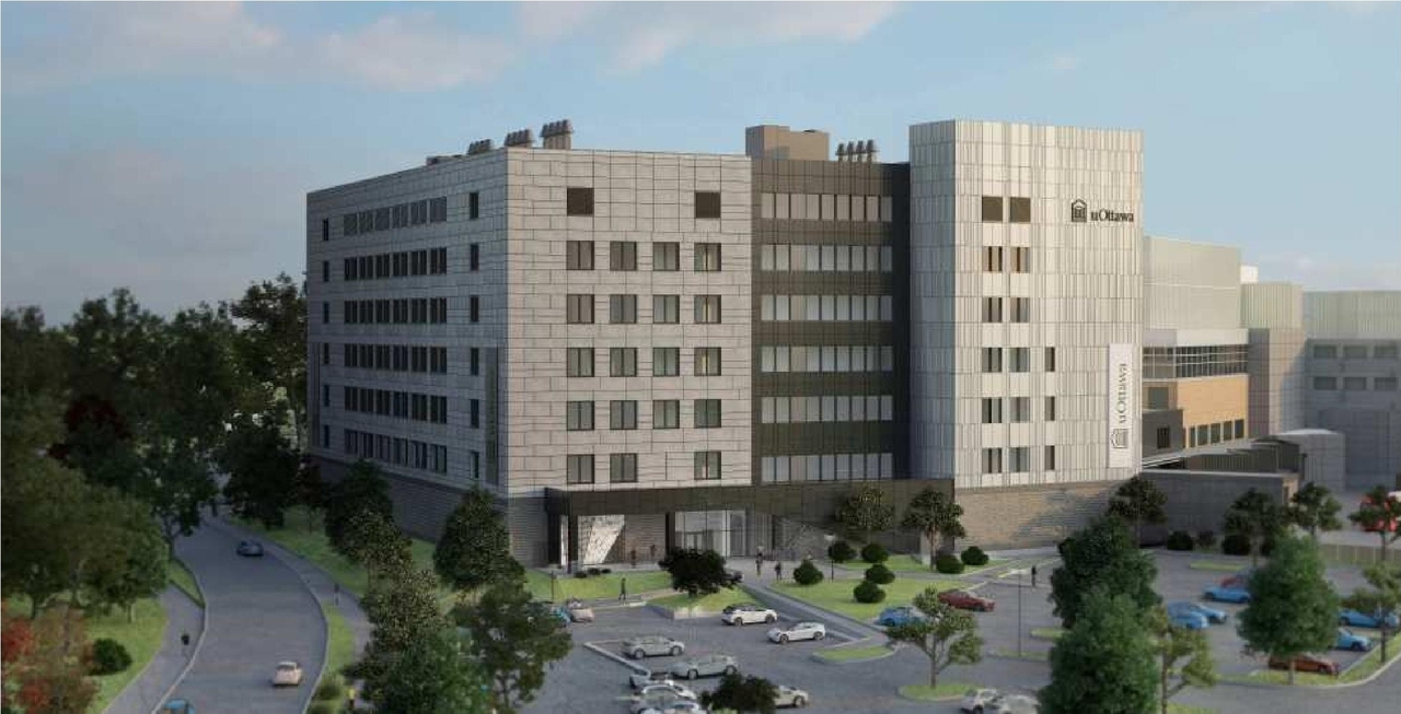 Rendering of building from page 36 of the file '2024-04-20 - Urban Design Brief - D02-02-24-0009'