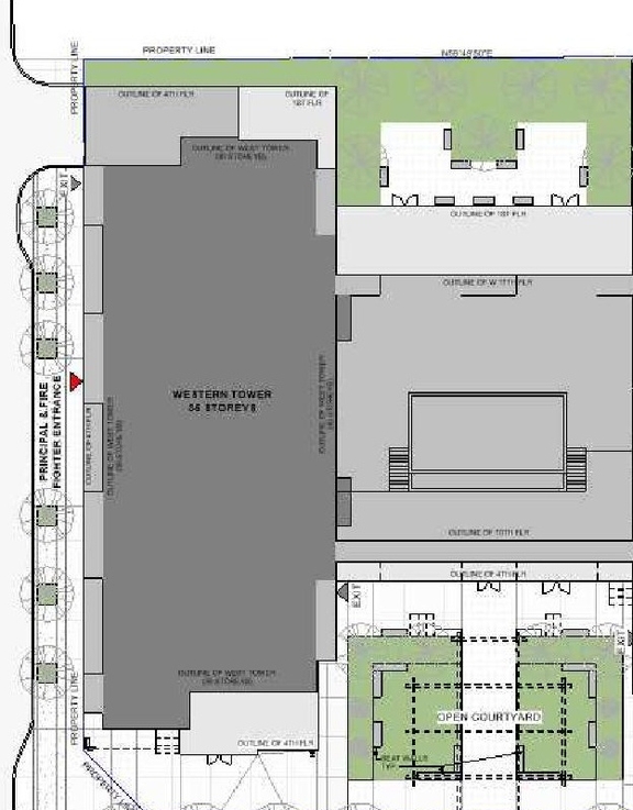 Construction site plan for project from page 22 of the file '2024-10-29 - URBAN DESIGN BRIEF-D02-02-24-0017'