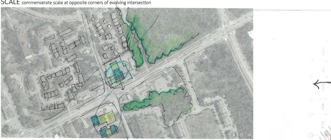 Construction site plan for project from page 5 of the file '2024-07-22 - UDRP Report - D02-02-24-0028'