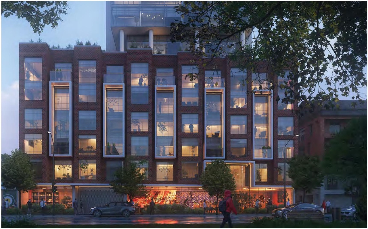 Rendering of building from page 27 of the file '2024-07-22 - UDRP Report - D02-02-24-0028'