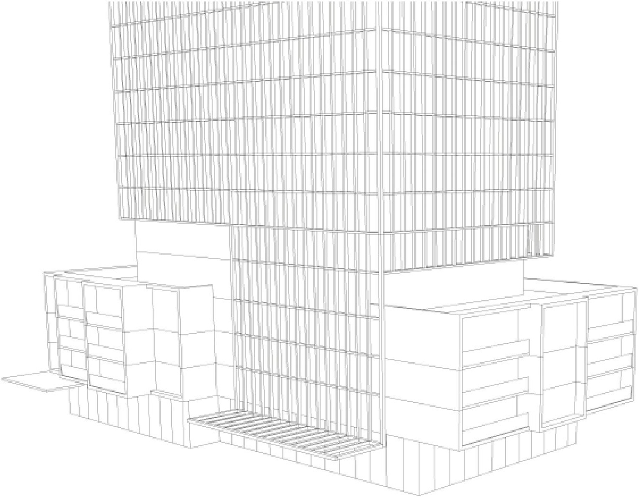 Rendering of building from page 32 of the file '2024-07-22 - UDRP Report - D02-02-24-0028'