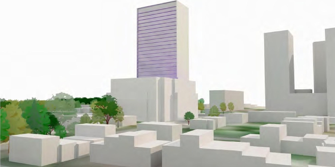 Rendering of building from page 43 of the file '2024-07-22 - UDRP Report - D02-02-24-0028'