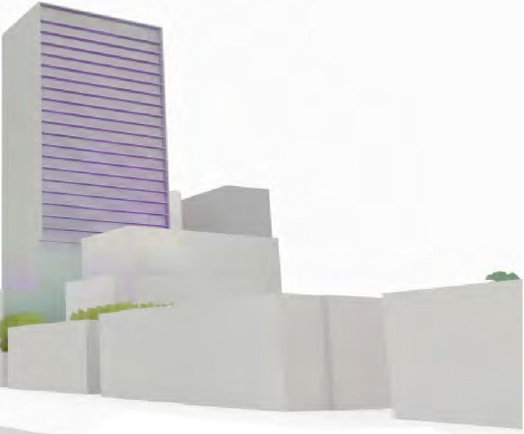 Rendering of building from page 45 of the file '2024-07-22 - UDRP Report - D02-02-24-0028'